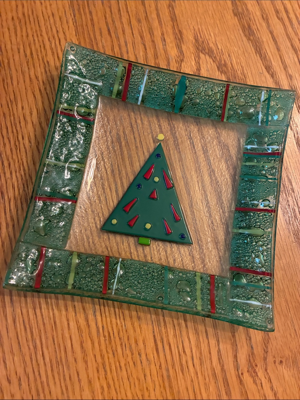 Gorham - Christmas Tree Glass Dish